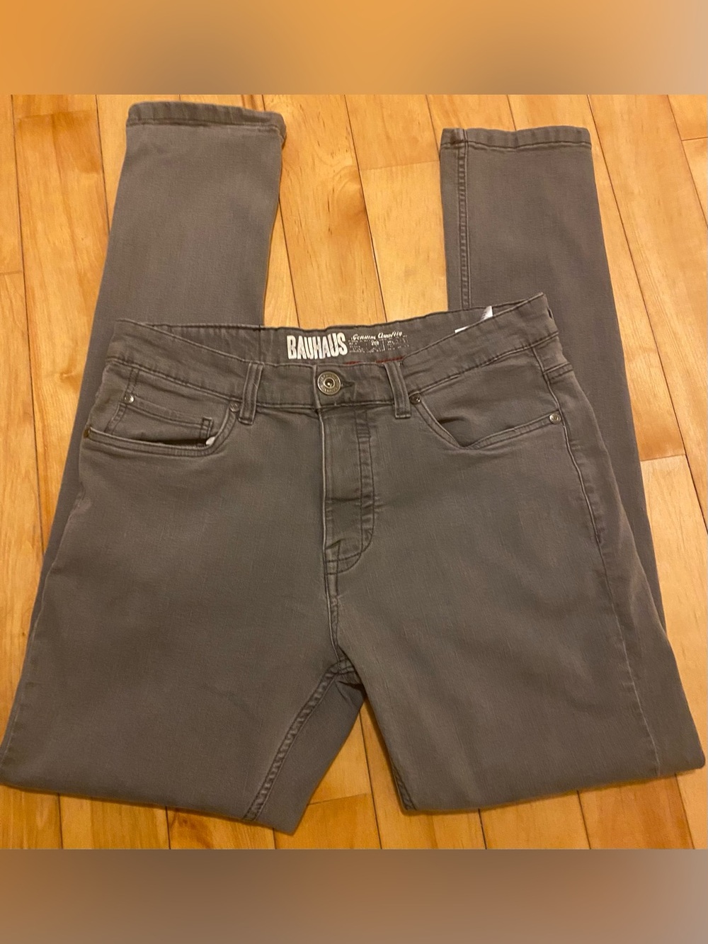 Men's Gray Slim Jeans